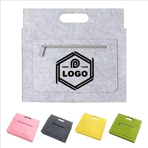 Felt Document Briefcase Business Tote Bag